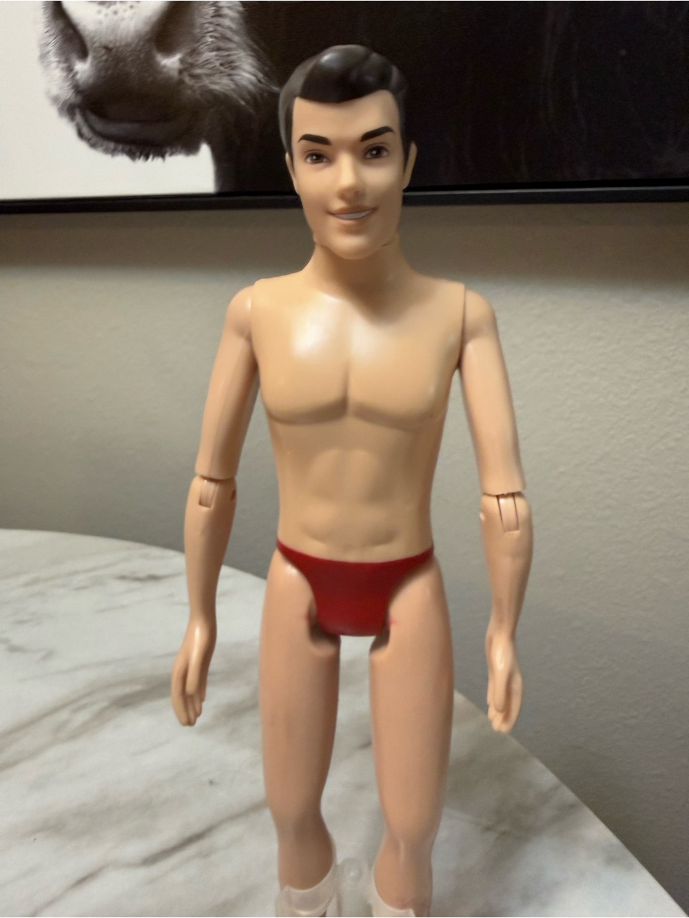 Disney Cinderella Princess charming nude in red underwear